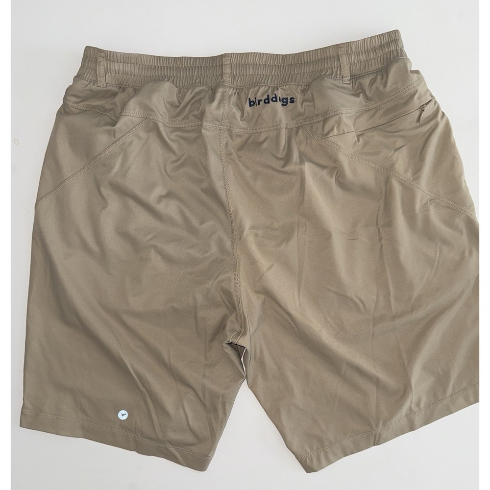 Birddogs Shorts Mens Size XXL Tan Boom For Your Broomstick Lined 9" Athleisure